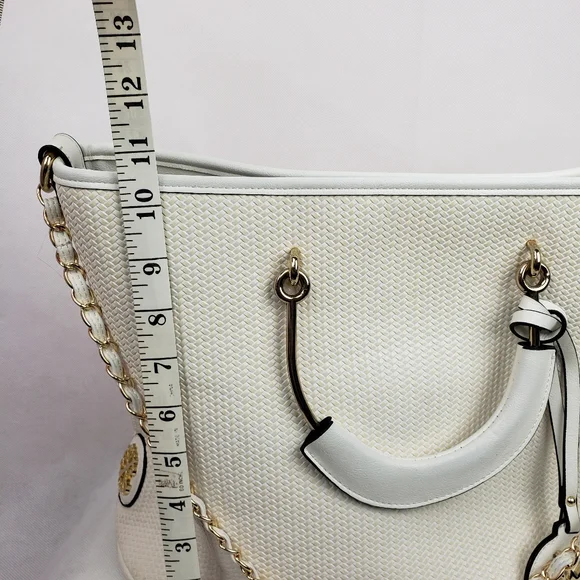 Christian Lacroix Tote White Faux Leather.Pe..ctop - Picture 10 of 11